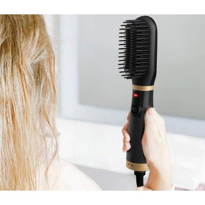 Щітка-випрямляч Rowenta Powerstraight Air, темп.режимів-2, 160-200С, іонізація, кераміка, чорний (UB5920F0)