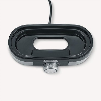 Яйцеварка Severin 270Вт, механічне керування, на 3 яйця, звуков., сигнал, пластик, сіро-чорний (EK3163)