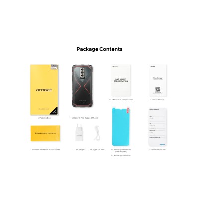 Смартфон Doogee Blade 10 Pro 6/256Gb Black/Red