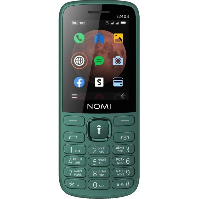 Телефон Nomi i2403 Dark/Green