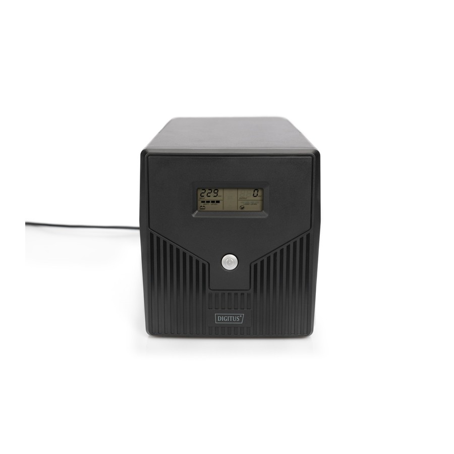 Джерело безперебійного живлення DIGITUS 2000VA/1200W, LCD, RJ45, RS232, USB, 4xSchuko (DN-170076) Джерело безперебійного живлення DIGITUS 2000VA/1200W, LCD, RJ45, RS232, USB, 4xSchuko (DN-170076)