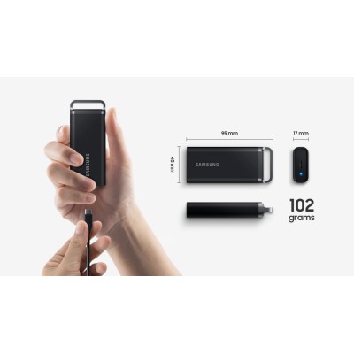 Портативний SSD Samsung 8TB USB 3.2 Gen 1 Type-C T5EVO Shield (MU-PH8T0S/EU)