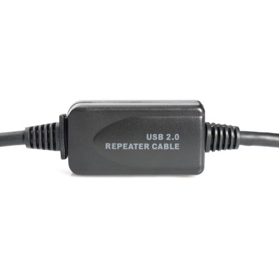 Подовжувач DIGITUS USB 2.0 Active Cable, A/M-A/F, 20м, чорний (DA-73102)