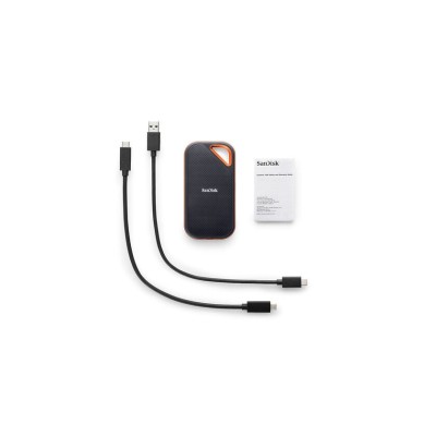 Портативний SSD SanDisk 2TB USB 3.2 Gen 2x2 Type-C E81 R2000/W2000MB/s IP55 (SDSSDE81-2T00-G25)