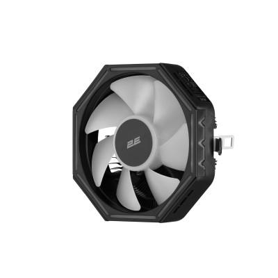 Процесорний кулер 2E GAMING Air Cool AC120ZP RGB, LGA1851, 1700, 1200, 115x, 775, AM5, AM4, AM3, AM3+, AM2, AM2+, FM2, FM1, 4pin