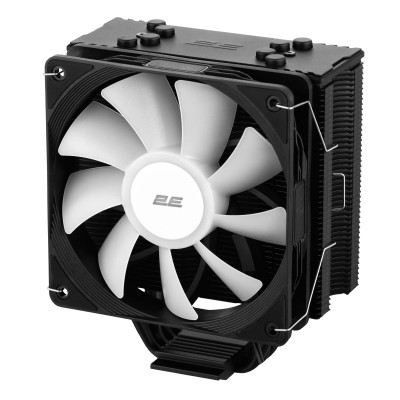 Процесорний кулер 2E GAMING Air Cool ACN120B-ARGB, LGA1851, 1700, 1200, 115x, 1366, AM5, AM4, AM3, AM3+, 4pin PWM, 3pin +5VARGB,