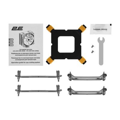 Процесорний кулер 2E GAMING Air Cool ACN120W-ARGB, LGA1851, 1700, 1200, 115x, 1366, AM5, AM4, AM3, AM3+, AM2 ,AM2+, FM2, FM1 4pi