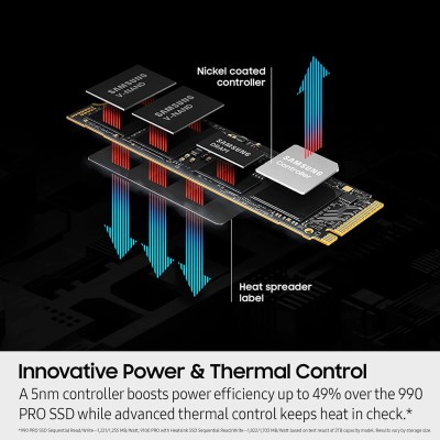 Твердотільний запам’ятовувальний пристрій накопичувач (SSD) G5 M.2 NVME 4TB 9100 PRO MZ-VAP4T0BW SAMSUNG