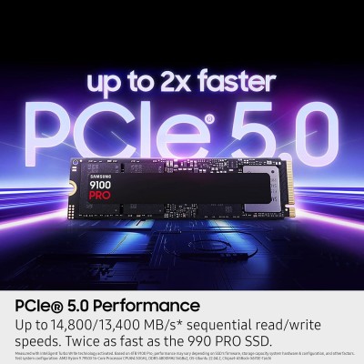 Твердотільний запам’ятовувальний пристрій накопичувач (SSD) G5 M.2 NVME 4TB 9100 PRO MZ-VAP4T0BW SAMSUNG