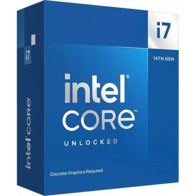 Центральний процесор Intel Core i7-14700KF 20C/28T 3.4GHz 33Mb LGA1700 125W w/o graphics Box (BX8071514700KF)