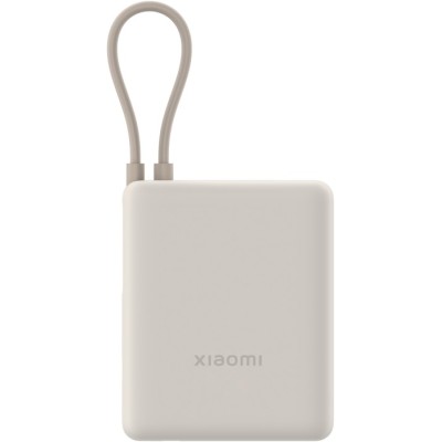 Портативна батарея Xiaomi 10000mAh 33W Integrated Cable (BHR9333GL)бежевий