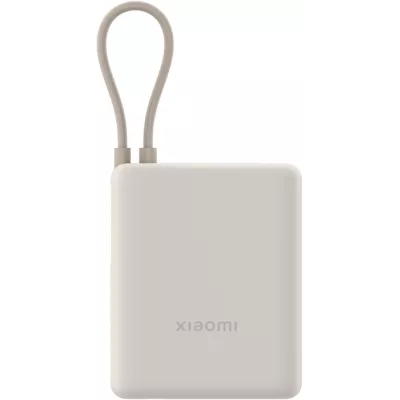 Портативна батарея Xiaomi 10000mAh 33W Integrated Cable (BHR9333GL)бежевий
