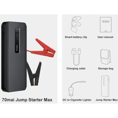 Автомобільний пускозарядний пристрій Xiaomi 70mai Jump Starter max 18000 mAh (Midrive PS06)
