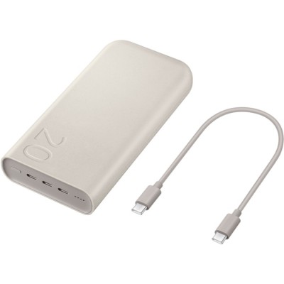 Портативна батарея Samsung 20000mAh 45W Battery Pack (EB-P4520XUEGEU) / Beige