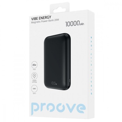 Зовнішній MagSafe Акумулятор Proove 10000mAh 20W Vibe Energy (PBVE20020009) Purple