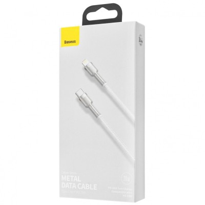 Кабель Baseus Cafule Metal Type-C To Lightning PD 20W (1m) (CATLJK-A06) Green Кабель Baseus Cafule Metal Type-C To Lightning PD 20W (1m) (CATLJK-A06) Green