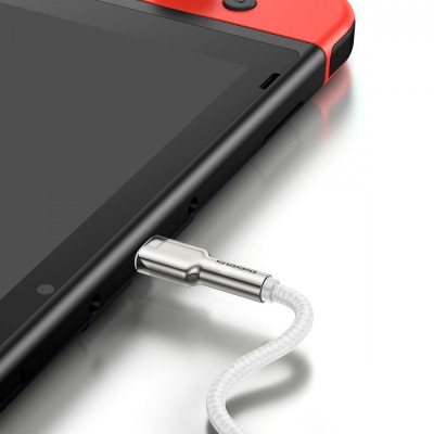 Кабель Baseus Cafule Metal Type-C ToType-C 100W (2m) White (CATJK-D02)