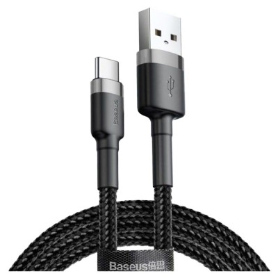 Кабель Baseus Cafule Type-C (CATKLF-CG1) Black 2m