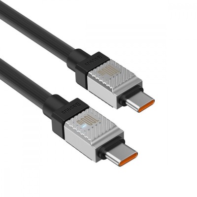 Кабель Baseus CoolPlay Series Type-C To Type-C 100W (1m) CAKW000202 White