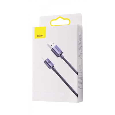 Кабель Baseus Crystal Shine Series Fast Charging Data USB кабель USB To Type-C 100 W 2M (CAJY000503) Blue Кабель Baseus Crystal Shine Series Fast Charging Data USB кабель USB To Type-C 100 W 2M (CAJY000503) Blue