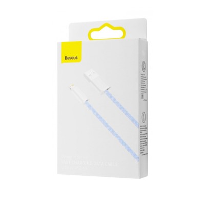 Кабель Baseus Dynamic Series Fast Charging Data USB кабель USB To IP 2.4 A 2M (CALD000502) White Кабель Baseus Dynamic Series Fast Charging Data USB кабель USB To IP 2.4 A 2M (CALD000502) White
