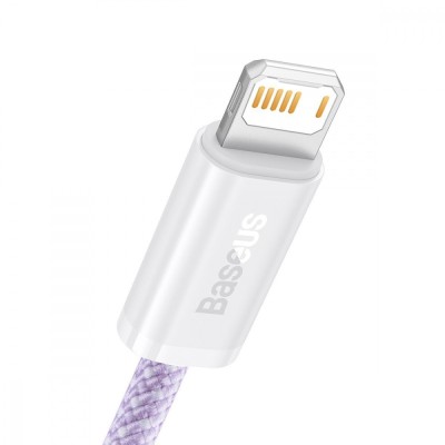 Кабель Baseus Dynamic Series Fast Charging Data USB кабель USB To IP 2.4 A 2M (CALD000502) White Кабель Baseus Dynamic Series Fast Charging Data USB кабель USB To IP 2.4 A 2M (CALD000502) White