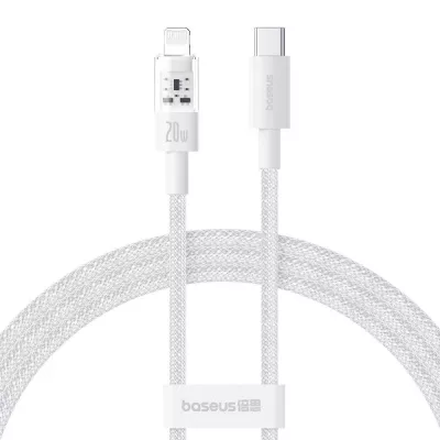 Кабель Baseus Gem Fast-Charging Data Cable Type-C To Lightning 20W 2m (P10373001211-01) White