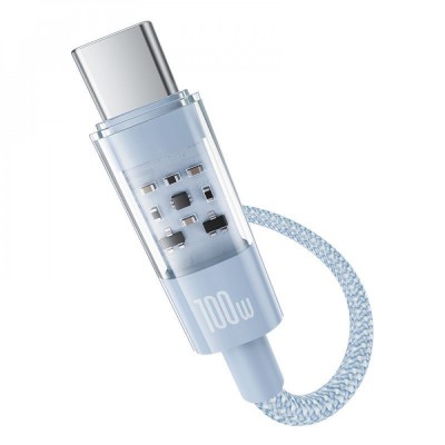Кабель Baseus Gem Fast-Charging Type-C To Type-C 100W 2m (P10373000211-01) White