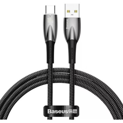 Кабель Baseus Glimmer Series Fast Charging Type-C 100W (1m) CADH000401 black