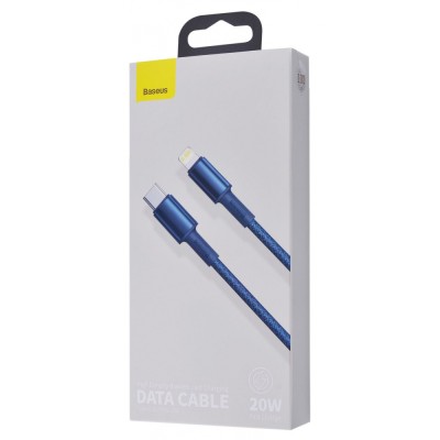 Кабель Baseus High Density Braided Type-C To Lightning PD 20W (1m) Blue