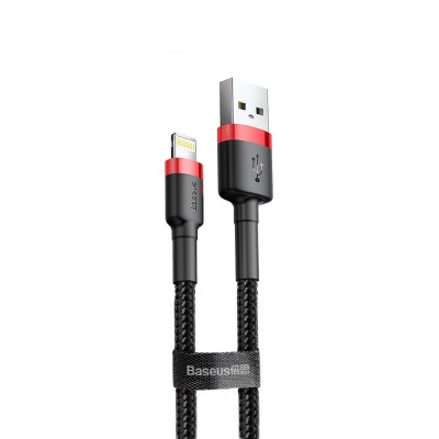 Кабель Baseus Lightning Kevlar Lightning USB кабель 2m (CALKLF-C19) Red