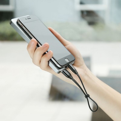 Кабель Baseus Nimble Portable Lightning (CALMBJ-B01) 0.23m Black