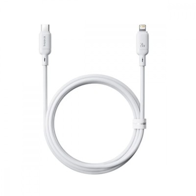 Кабель Baseus Silky Series Fast Charging Type-C to Lightning 20W (2m) (P10377700213-01) White