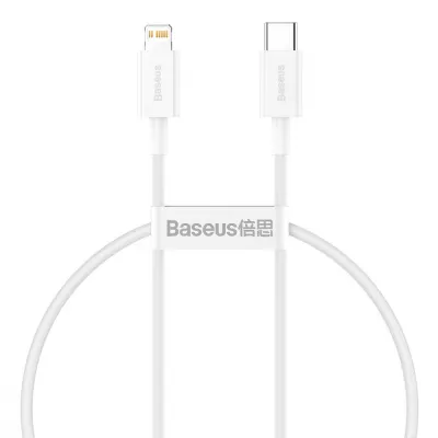 Кабель Baseus Superior Series Fast Charging Data Cable Type-C To IP PD 20W 0.25m (CATLYS-02) White