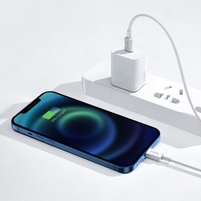 Кабель Baseus Superior Series Fast Charging Data Cable Type-C To IP PD 20W 0.25m (CATLYS-02) White