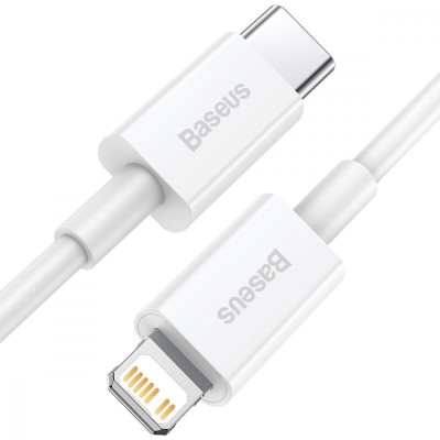 Кабель Baseus Superior Series Fast Charging Data Cable Type-C To IP PD 20W 0.25m (CATLYS-02) White