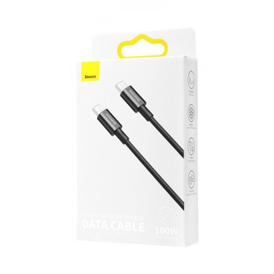 Кабель Baseus Superior Series Fast Charging Data USB кабель Type-C To Type-C 100W 2М (CATYS-C02) White