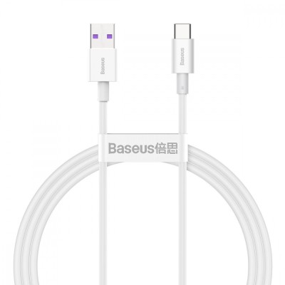 Кабель Baseus Superior Series Fast Charging Type-C 66W (1m) (CATYS-02) White