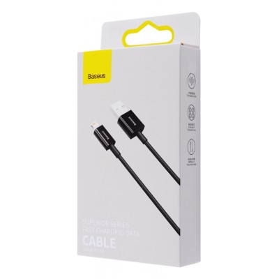 Кабель Baseus Superior Series Lightning 2.4A (CALYS-C01) Black 2m