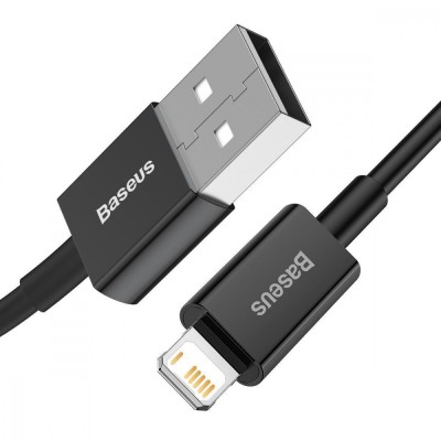 Кабель Baseus Superior Series Lightning 2.4A (CALYS-C01) Black 2m