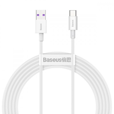 Кабель Baseus Superior Series Type-C 66W (CATYS-A02) White 2m