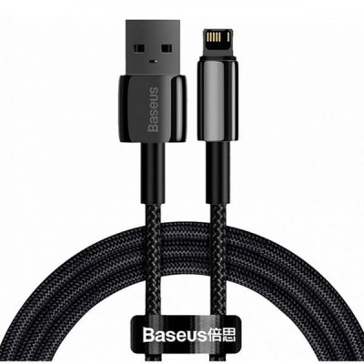 Кабель Baseus Tungsten Gold USB For Lightning 1m (CALWJ-01) Black\Gold