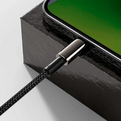 Кабель Baseus Tungsten Gold USB For Lightning 1m (CALWJ-01) Black\Gold