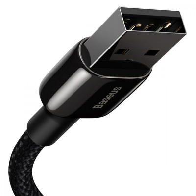 Кабель Baseus Tungsten Gold USB For Lightning 1m (CALWJ-01) Black\Gold