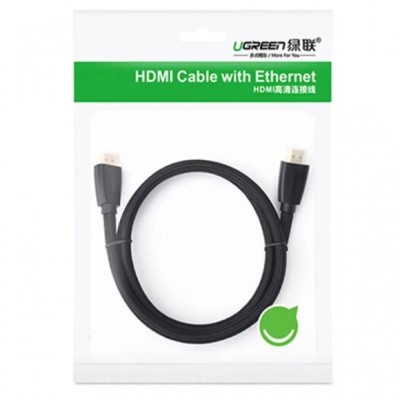 Кабель UGREEN HD118 HDMI High-End Cable Nylon Braid 3m Black (40411)
