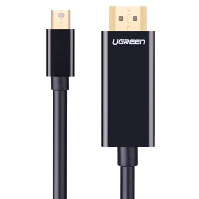 Кабель UGREEN MD101 Mini DP Male To HDMI Cable 4K 1.5m (20848) Black