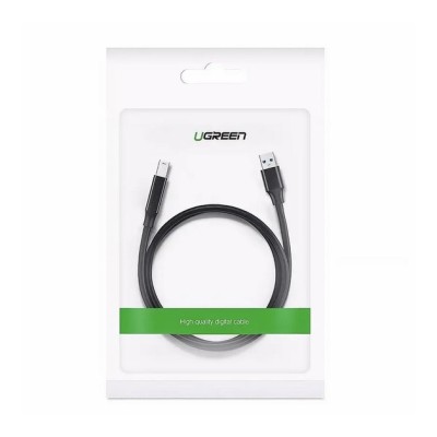 Кабель UGREEN US210 USB 3.0 AM to BM Print Cable 1m (30753) Black Кабель UGREEN US210 USB 3.0 AM to BM Print Cable 1m (30753) Black