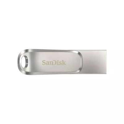 Накопичувач SanDisk 256GB USB 3.1 Type-A + Type-C Dual Drive Luxe Срібний (SDDDC4-256G-G46)