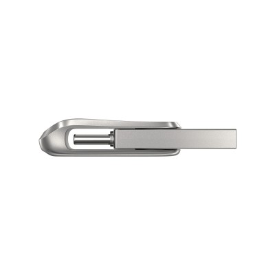 Накопичувач SanDisk 256GB USB 3.1 Type-A + Type-C Dual Drive Luxe Срібний (SDDDC4-256G-G46)