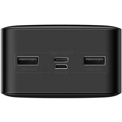 Портативна батарея Baseus 30000mAh 15W Bipow Digital Display (PPDML-K01) Black Портативна батарея Baseus 30000mAh 15W Bipow Digital Display (PPDML-K01) Black